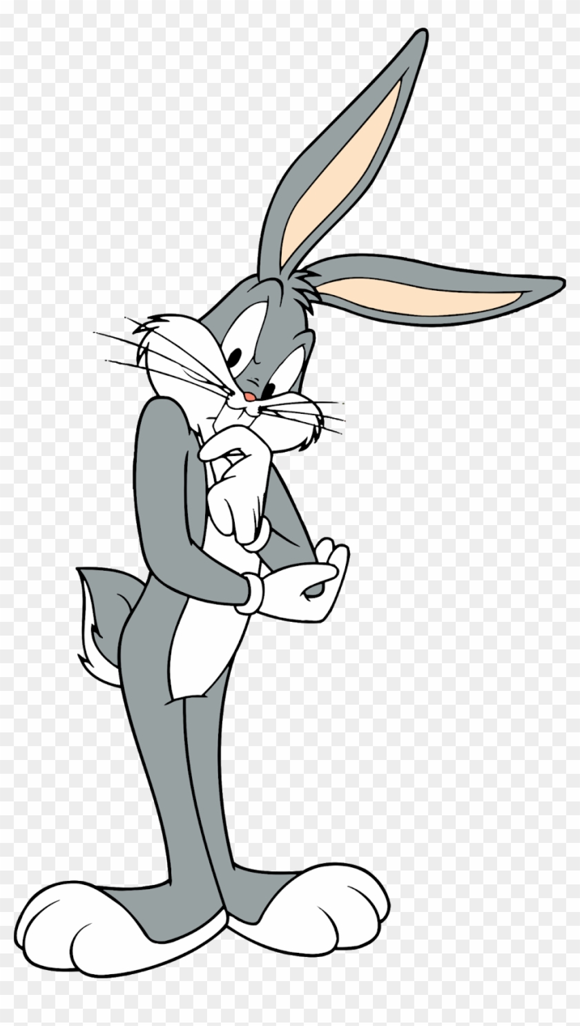 Bugs Bunny Characters, Bugs Bunny Cartoon Characters, - Bugs Bunny Thinking Clipart