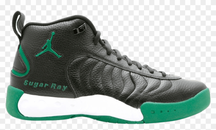 Jumpman Team Pro 'ray Allen' - Black And Green Jumpman Pro Jordans Clipart #855501