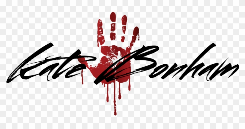 Kate Bonham Bloody Hand Alternate Logo - Hand Print Clipart #855545