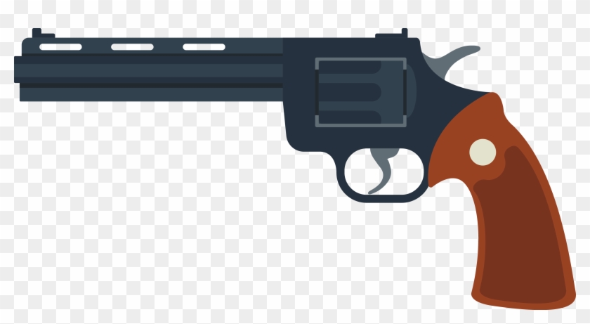 Gunshot Clipart Firearm - Revolver Png Transparent Png