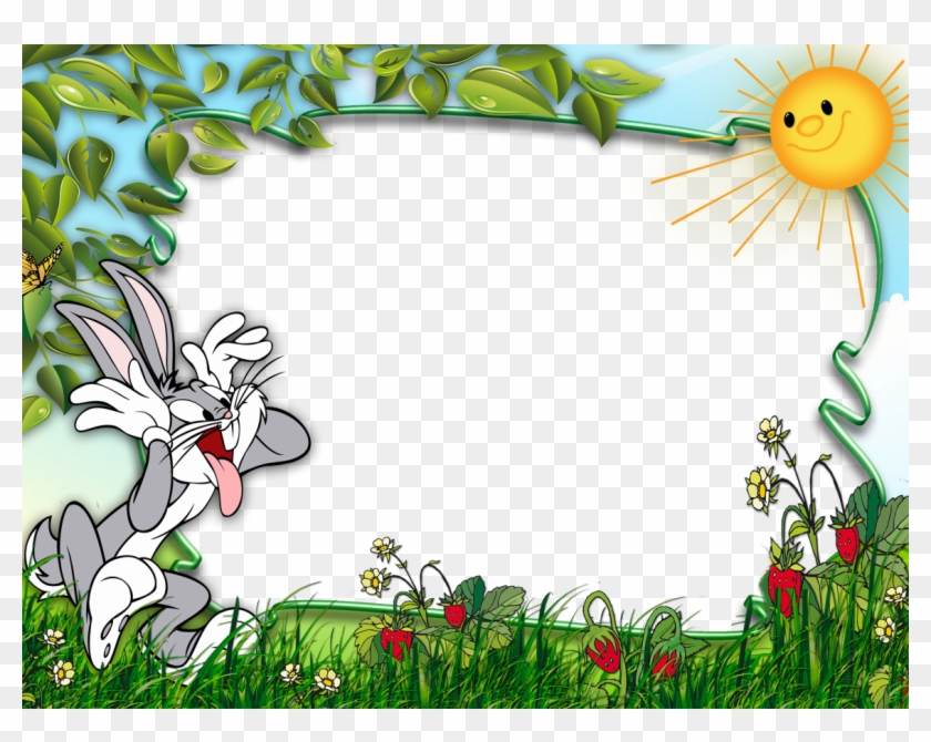 Bugs Bunny Frame - مزاحیہ شاعری Clipart