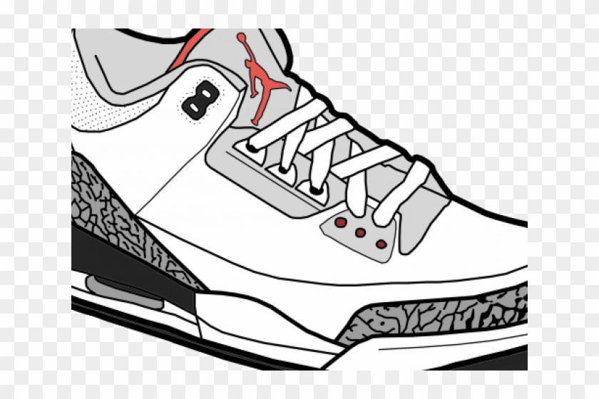 Original - Jordan Shoes Drawing Clipart