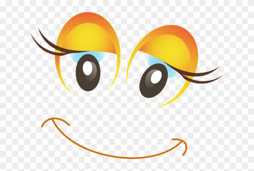 Happy, Female, Woman, Girl, Smiley, Emoticon, Emoji - Smiley Funny Clipart