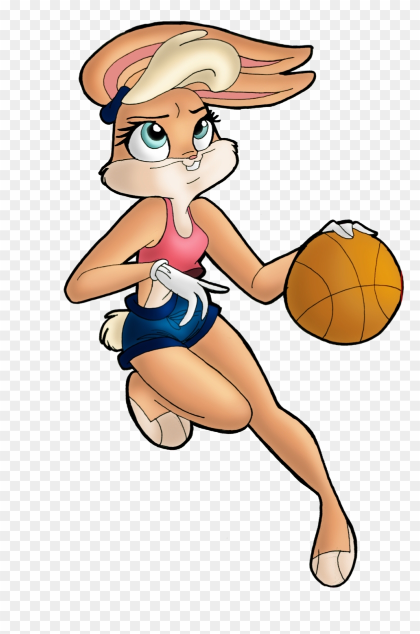 Basketball Clipart Bugs Bunny - Lola Bunny Looney Tunes Drawings - Png Download #856254