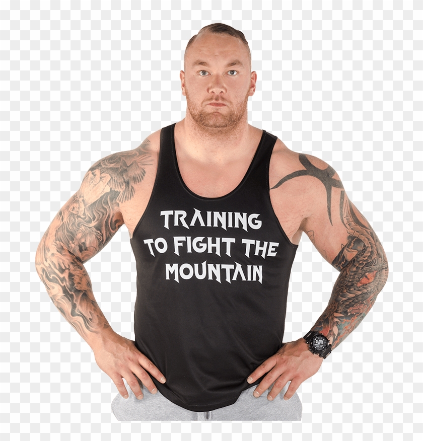 Tank Top Black - Hafthor Bjornsson Png Clipart #856476