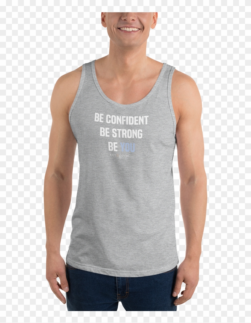 Be Confident Be Strong Be You Men's Tank Top - Sleeveless Shirt Clipart #856506