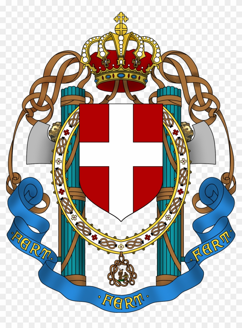 Coat Of Arms Of Italy - Italian Coat Of Arms Clipart #856547