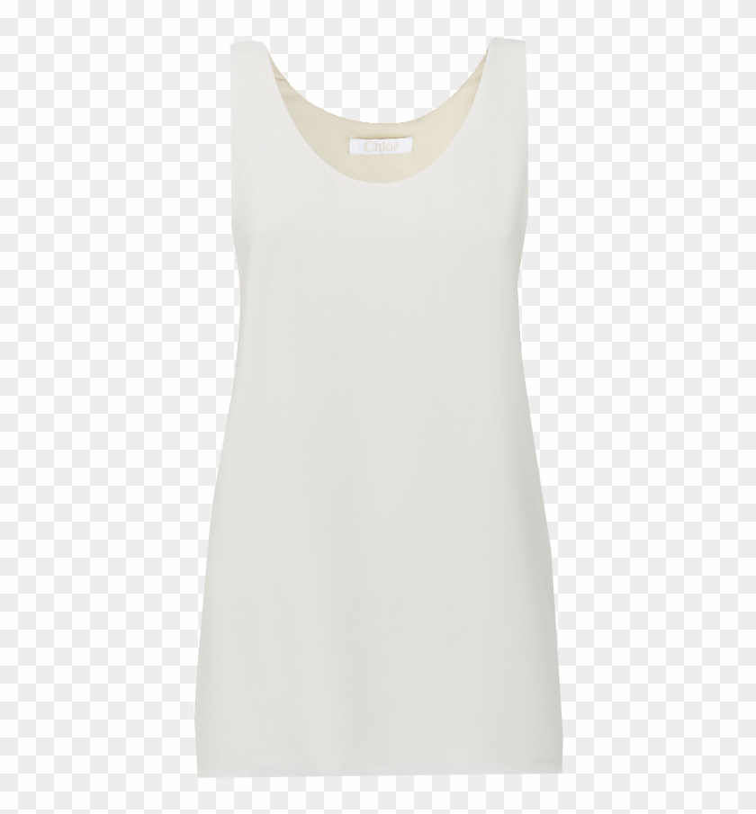 Chloe Iconic White Tank Top - Active Tank Clipart