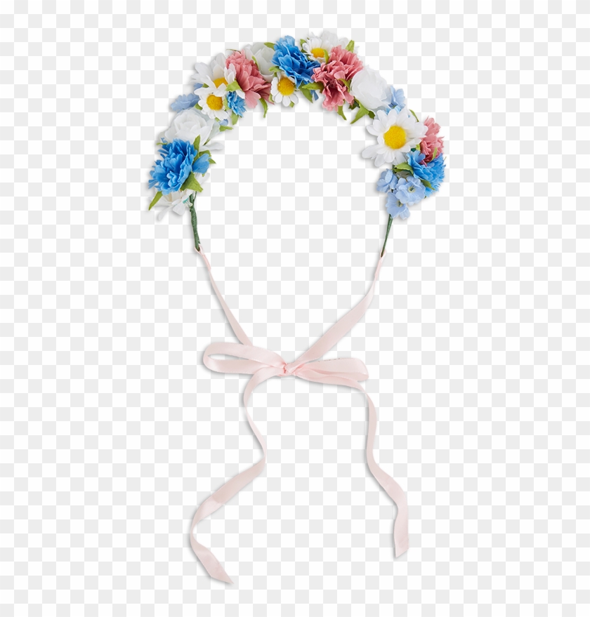 Flower Crown Blue - Rose Clipart
