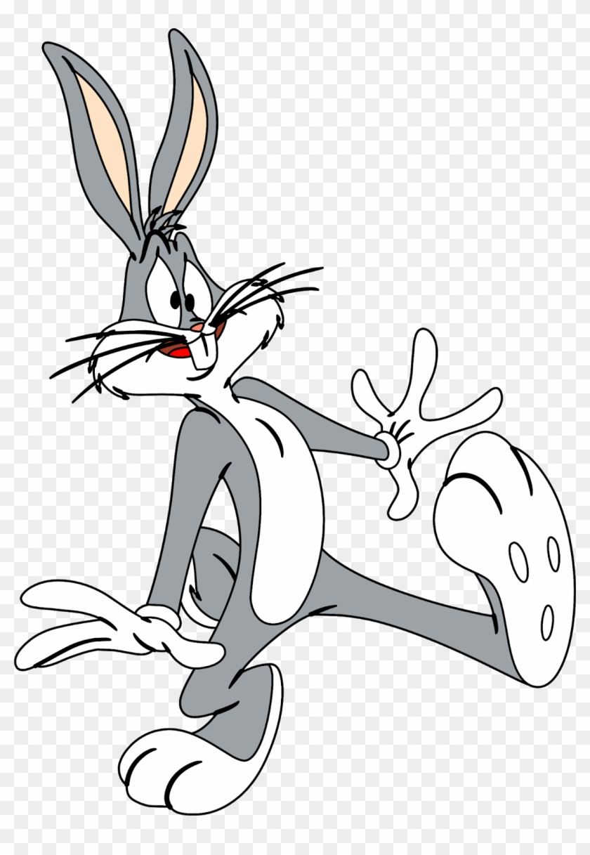 Bugs Bunny Characters, Bugs Bunny Cartoon Characters, - Bugs Bunny Scared Clipart #856760