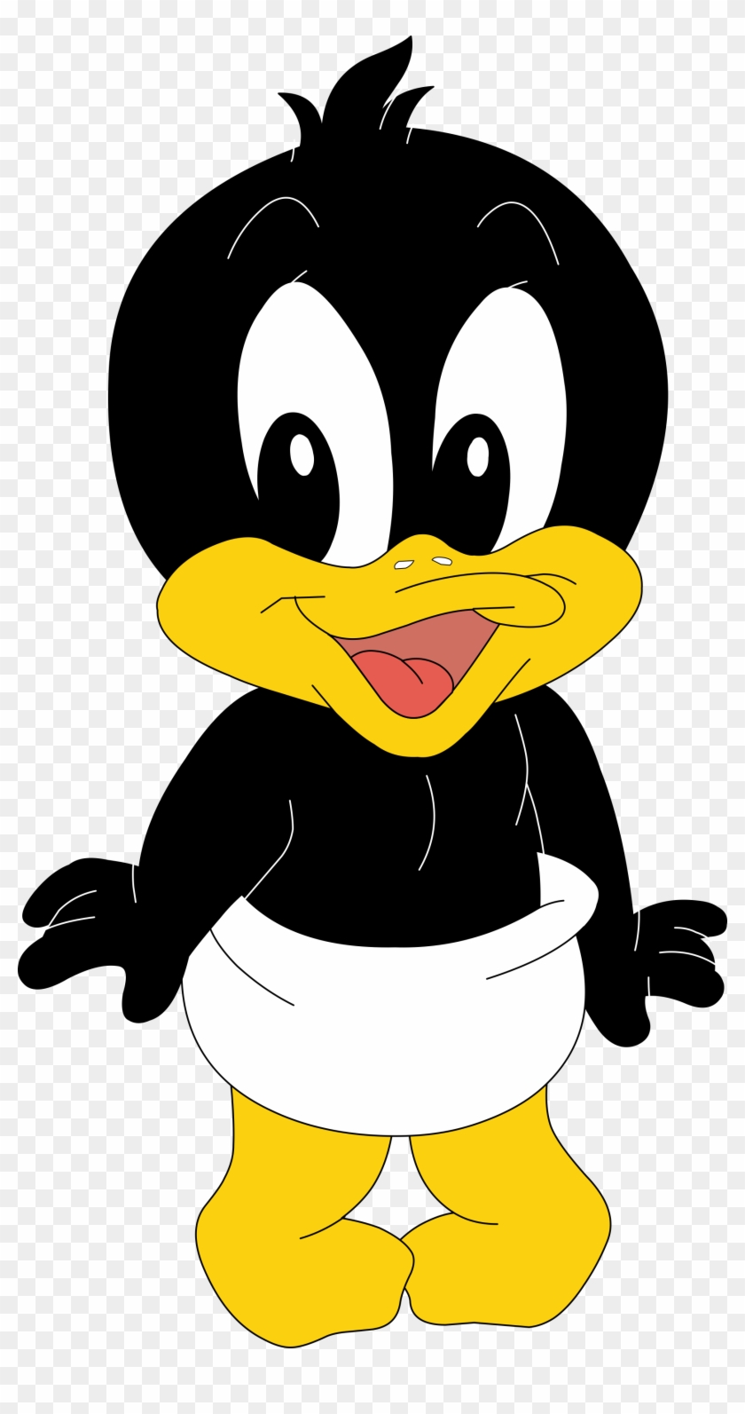 Daffy Duck Bugs Bunny Tasmanian Devil Plucky Duck Looney - Baby Looney Tunes Png Clipart