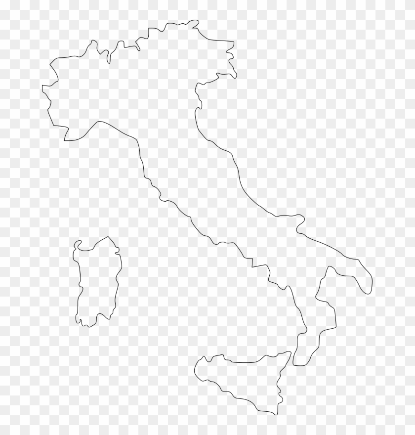 Clip Art Of Italy - Line Art - Png Download