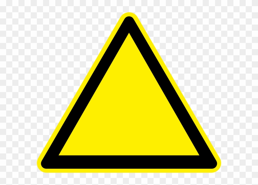 Png Image Information - Yellow Triangle Road Sign Png Clipart