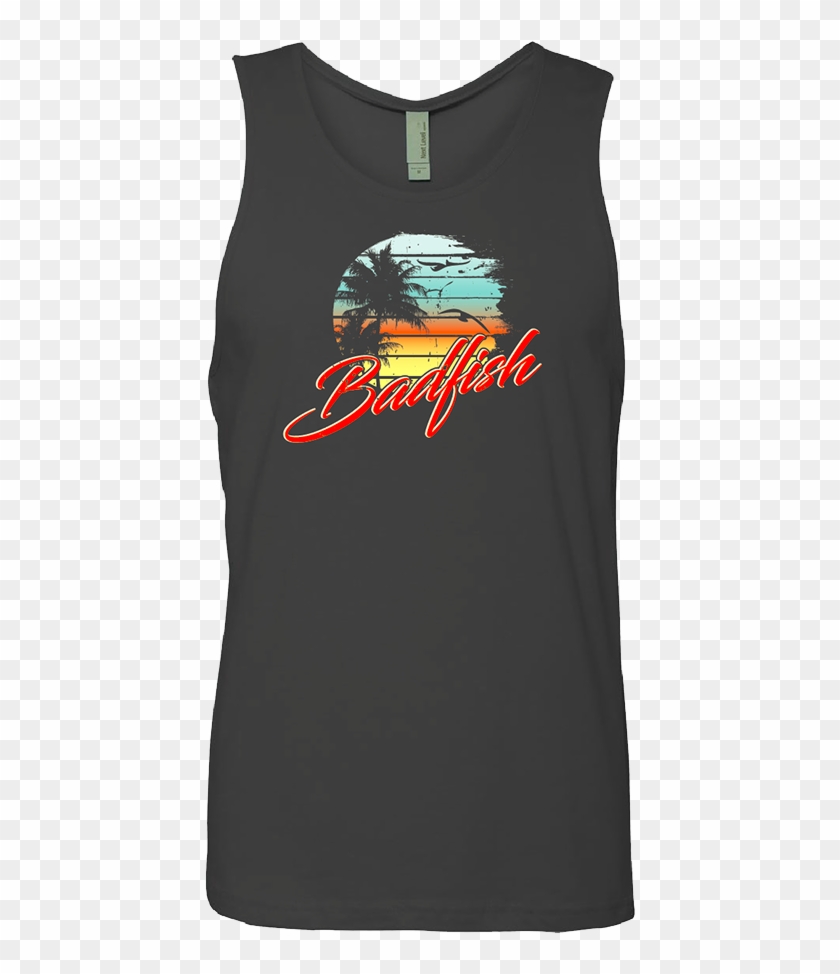Mens Sunset Tank Top - Active Tank Clipart