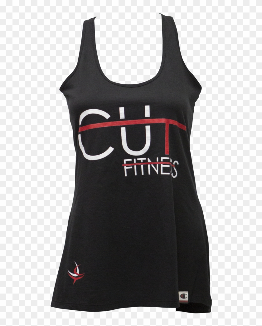 Cut Fitness Tank Top - Active Tank Clipart