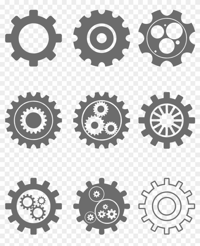 Vector Icon Gear Industrial Geometric Png Image And - Plan De Sistemas De Gestion Clipart