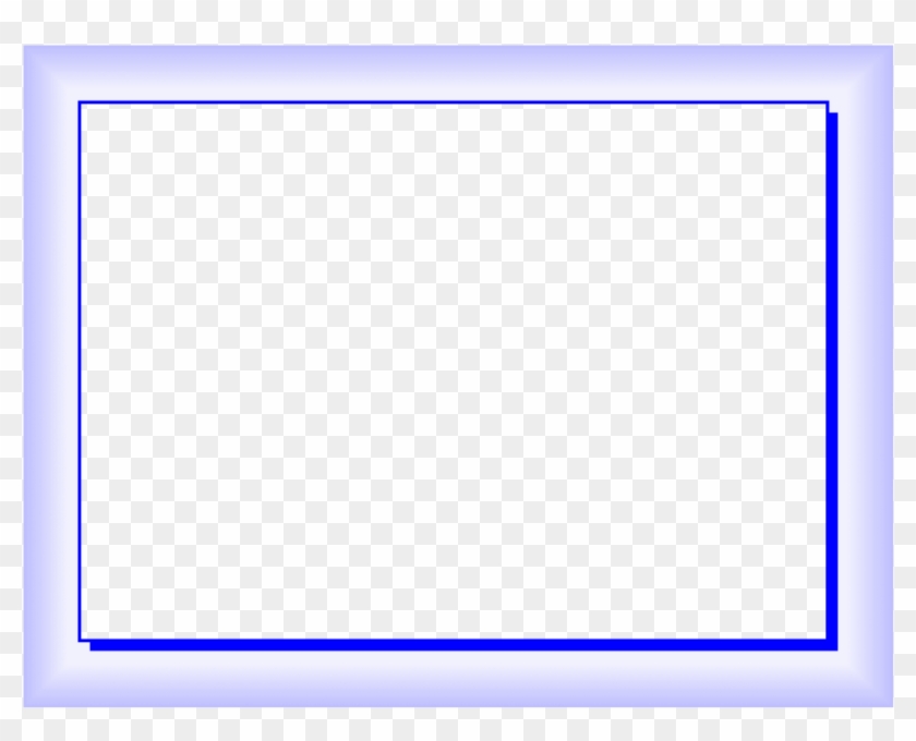 Download Blue Border Frame Png Photos For Designing - Symmetry Clipart #857607