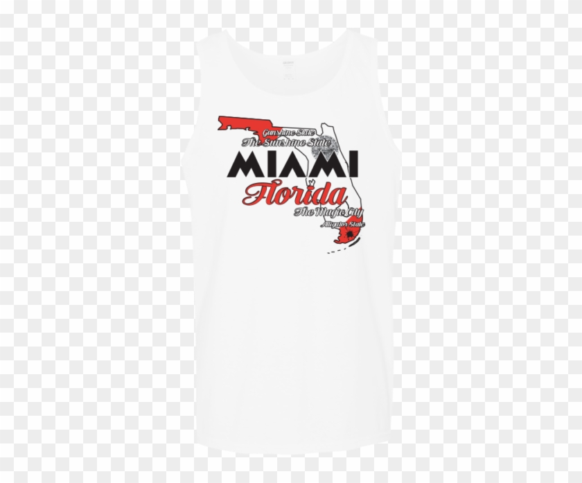 Core Stare Brand Rep Your City Miami Tank Top - Active Tank Clipart