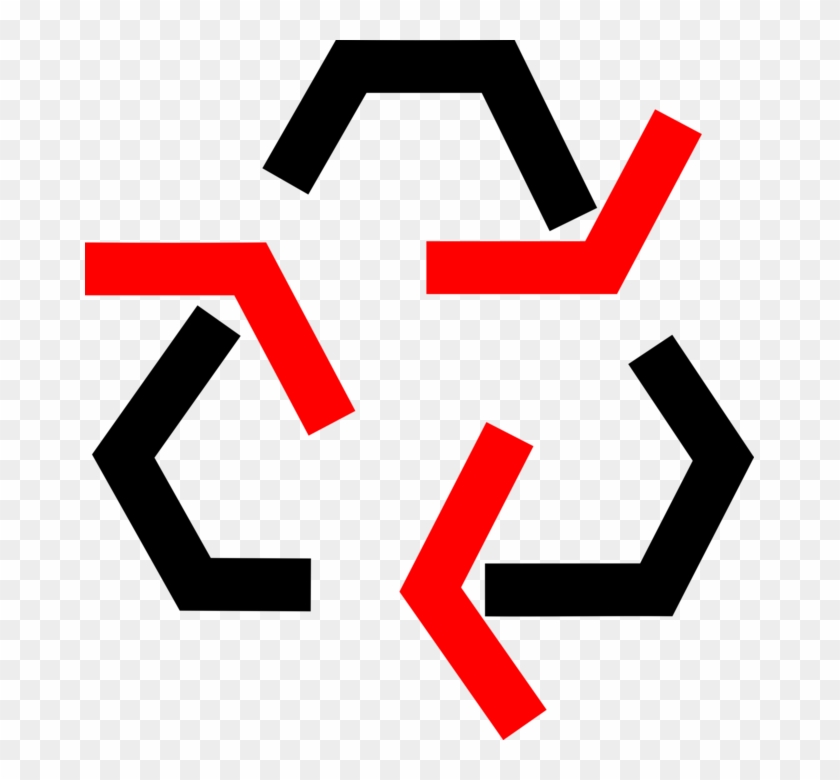 Vector Illustration Of Recycling Process Converts Waste Clipart #857761