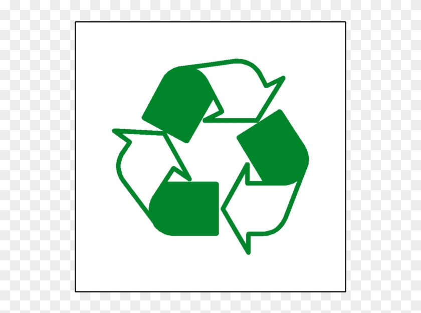 Recycling Symbol Sticker - Hamilton Waste & Recycling Ltd Clipart #857887