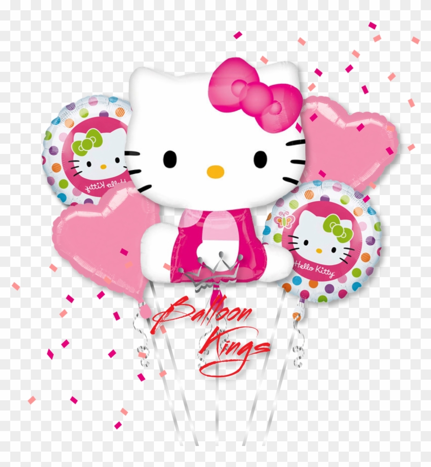 Hello Kitty Pink Bouquet - 1st Birthday Balloon Hello Kitty Clipart #857956