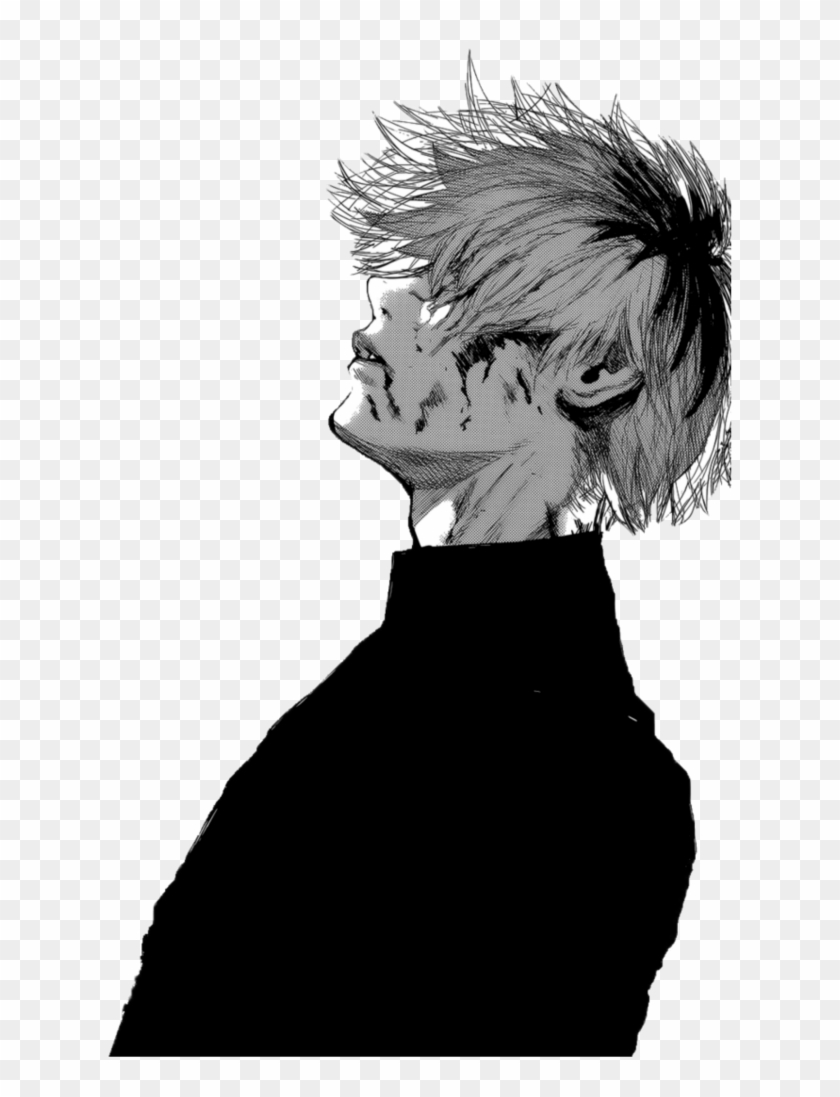 Nightcore Anime Kenkaneki Kanekiken Ken Kaneki Sakurani - Ken Kaneki Icon Black And White Clipart #858284