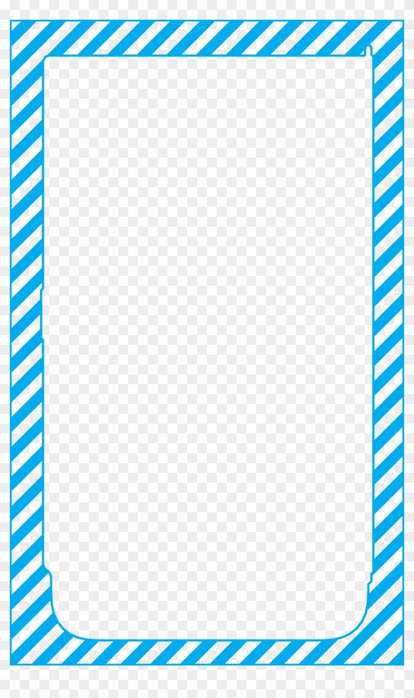 Cool Borders Png - Printable Iphone 7 Case Template Clipart #858406