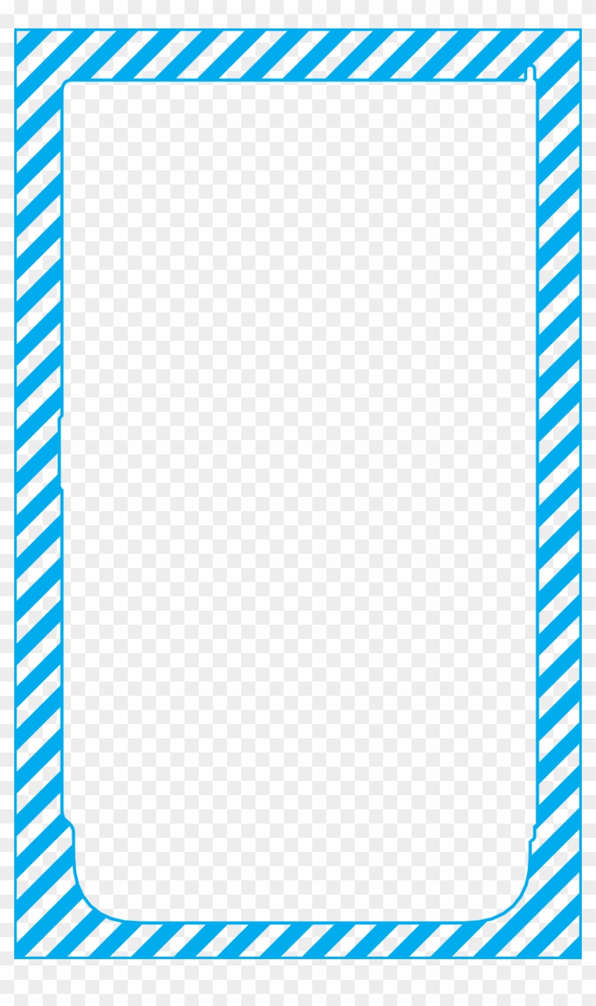 Cool Borders Png - Printable Iphone 7 Case Template Clipart #858406