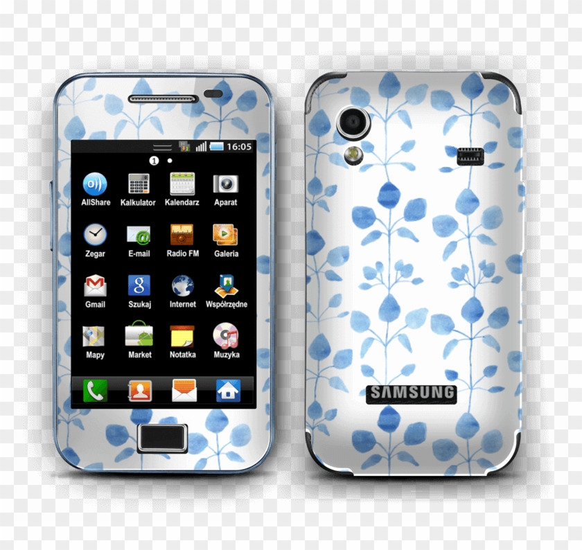 Blue Flowers - Samsung Galaxy Ace Clipart