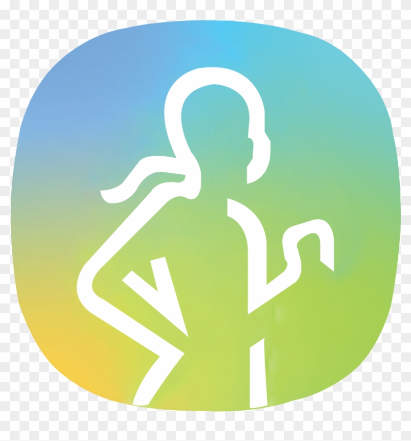 Samsung Health - Samsung Health App Icon Clipart #858694