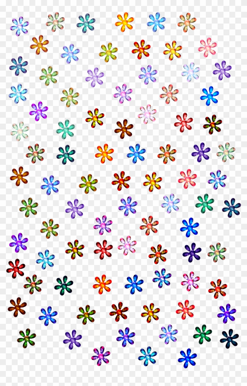 Jeweled Flowers Png-drop Box Link Added - Circle Clipart
