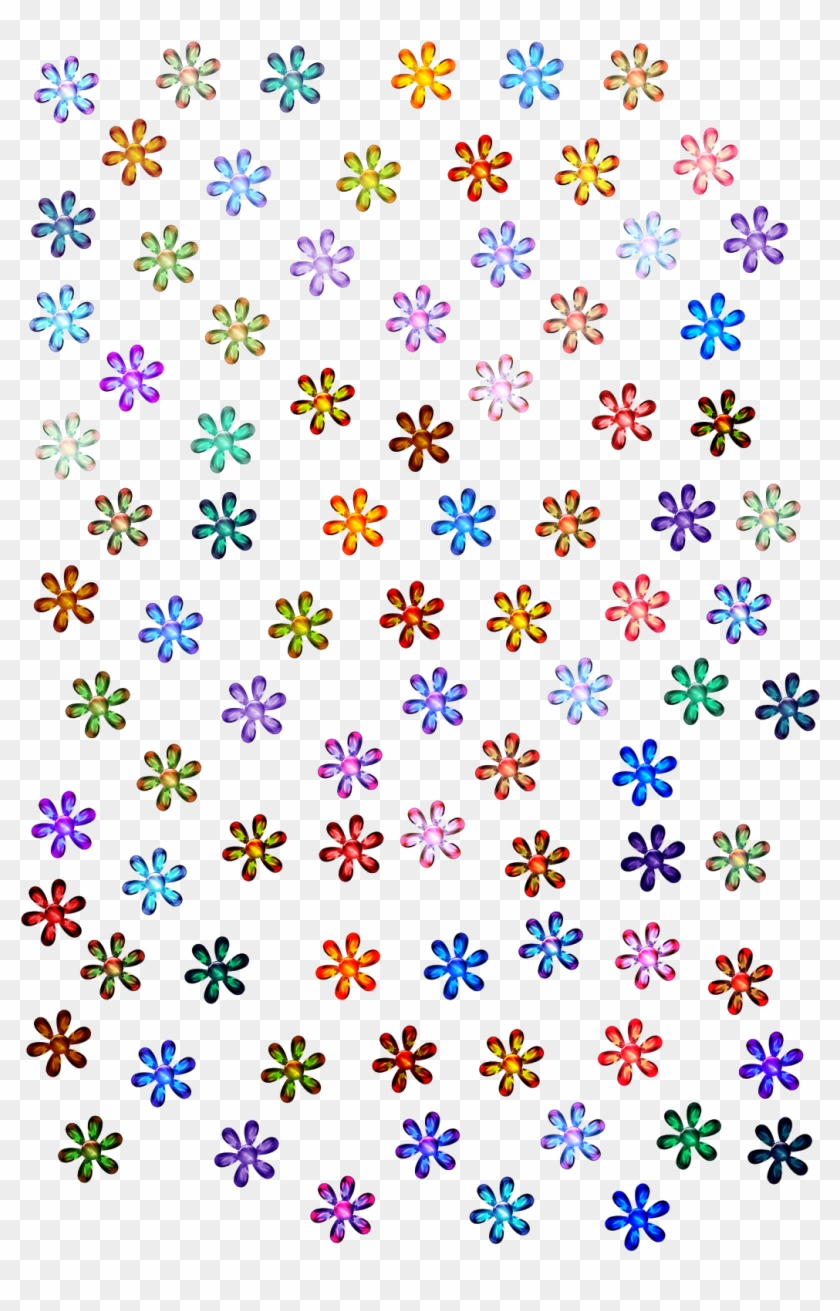 Jeweled Flowers Png-drop Box Link Added - Circle Clipart #858752
