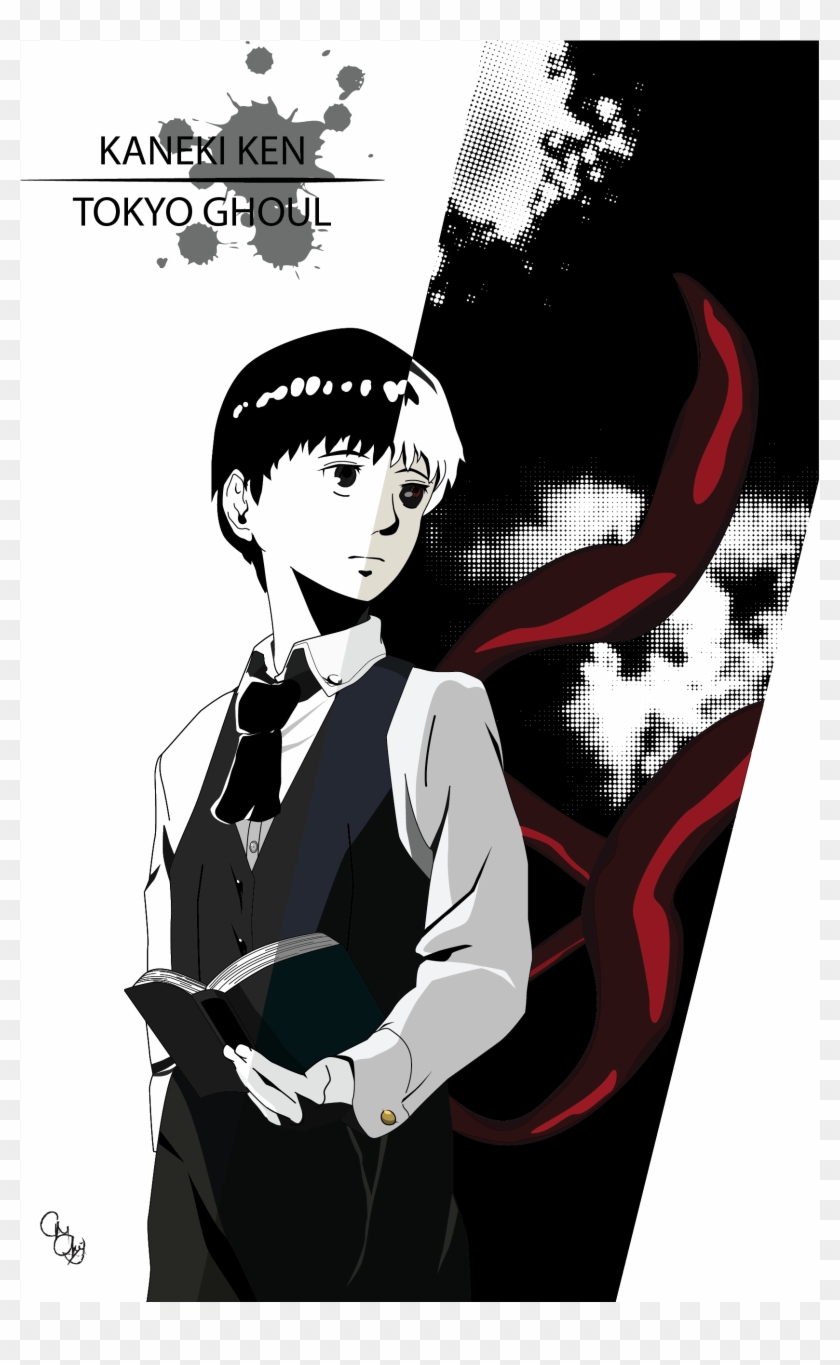Kaneki 20print - Poster Clipart