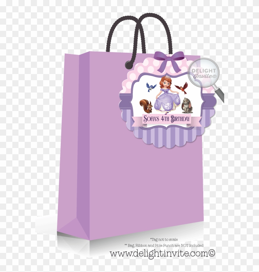 Sofia The First Favor Tag - Sofia The First Thank You Tags Clipart #858975