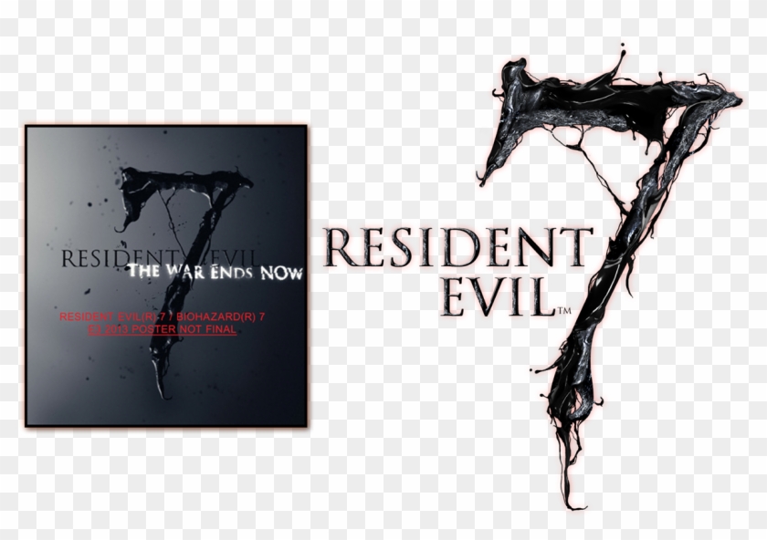 Resident Evil 7 Logo Png - Illustration Clipart #859006
