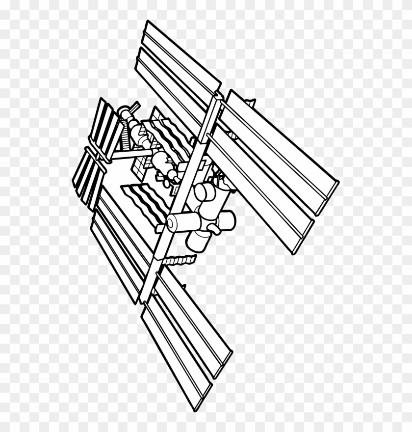 Johnny Automatic International Space Station - International Space Station Drawing Clipart #859099