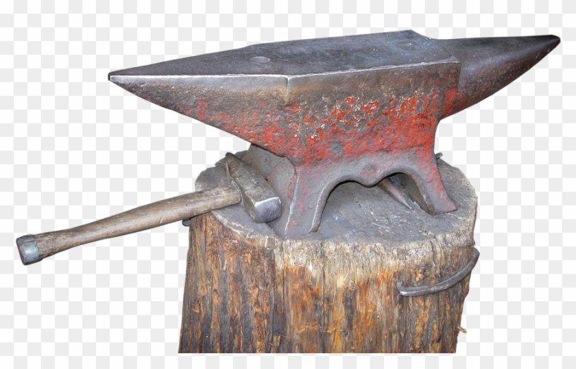 Anvil, Hammer, Blacksmith, Forge, Iron, Craft, Metal - Anvil Types By Maker Clipart #859179
