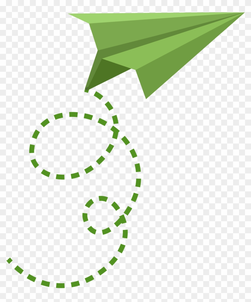 Paper Airplane Isolated Clipart