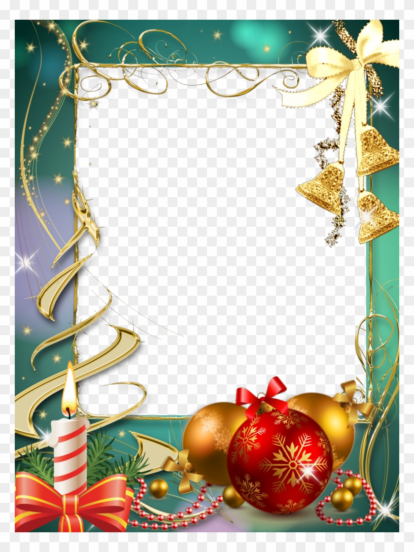 Background Navidad Png For Free Download - Marcos Para Fotos Navideños Png Clipart #859232