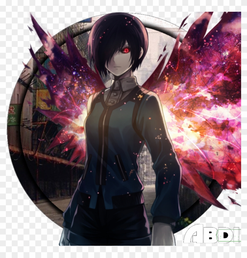 Touka-chan - - Tokyo Ghoul Touka Wings Clipart #859403