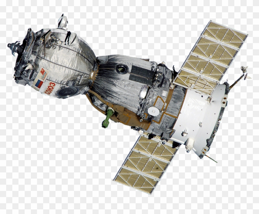 Satellite, Soyuz, Spaceship, Space Station, Aviation - Satellitt Png Clipart #859638