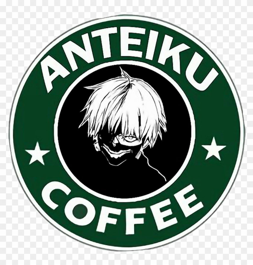 Kaneki Sticker - Starbucks Logo Svg Free Clipart #859869