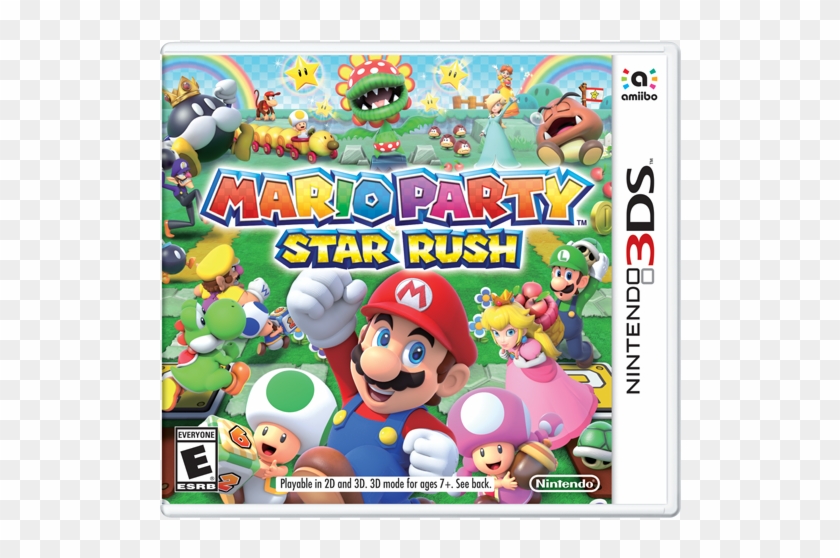 Star Rush Box Art - Mario Party Star Rush Clipart