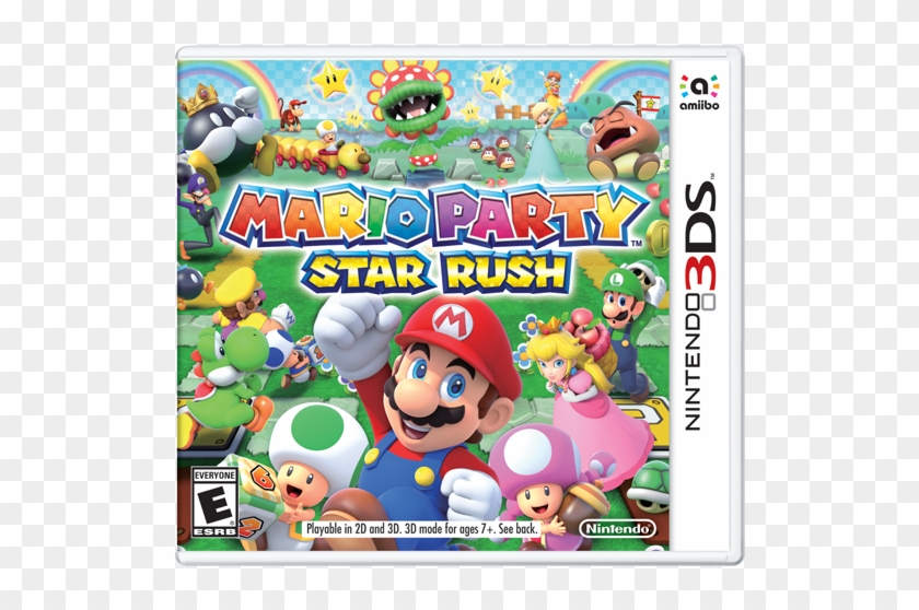 Star Rush Box Art - Mario Party Star Rush Clipart #860314