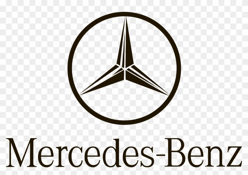 Mercedes Logo Zeichen Vektor Bedeutendes - Mercedes Benz C Logo Clipart #860445