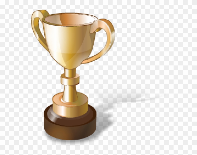 Golden Cup Trophy Icon - Trophy Icon Clipart #860451