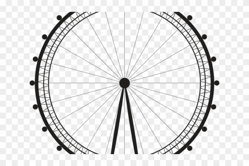 London Eye Clipart Ferris Wheel - 遊戯王 シンクロ リング 素材 - Png Download #860718