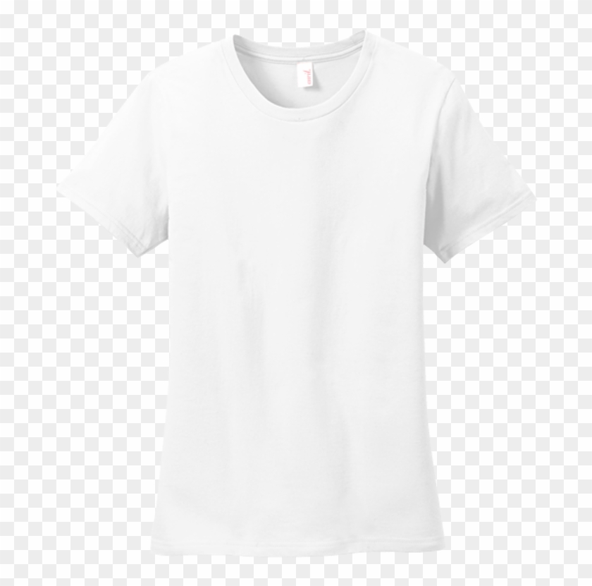 Anvil Ladies 100 Ring Spun Cotton T - Plain White T Shirt Jersey Clipart #860740