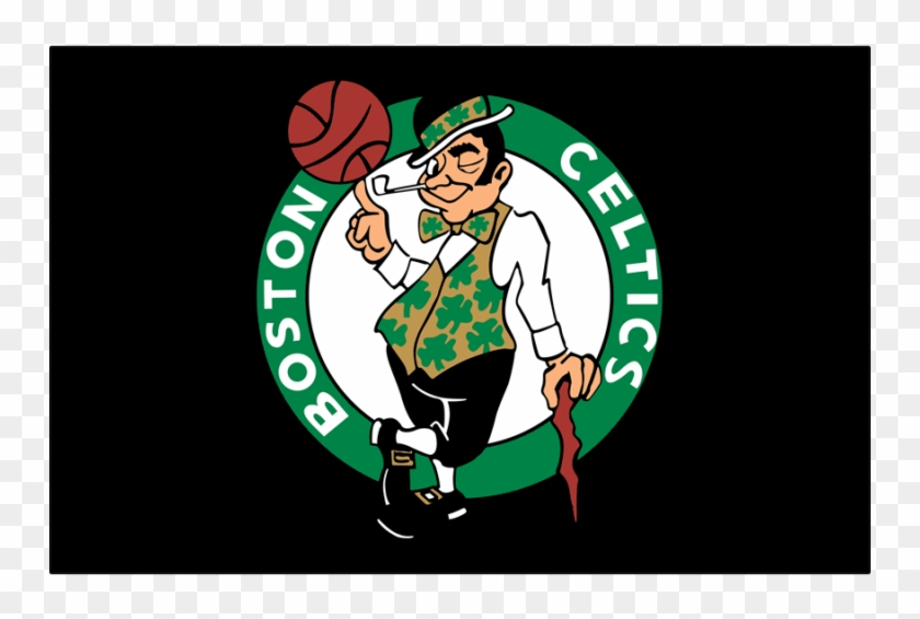 Boston Celtics Logos Iron On Stickers And Peel-off - Black Boston Celtics Logo Clipart #860868