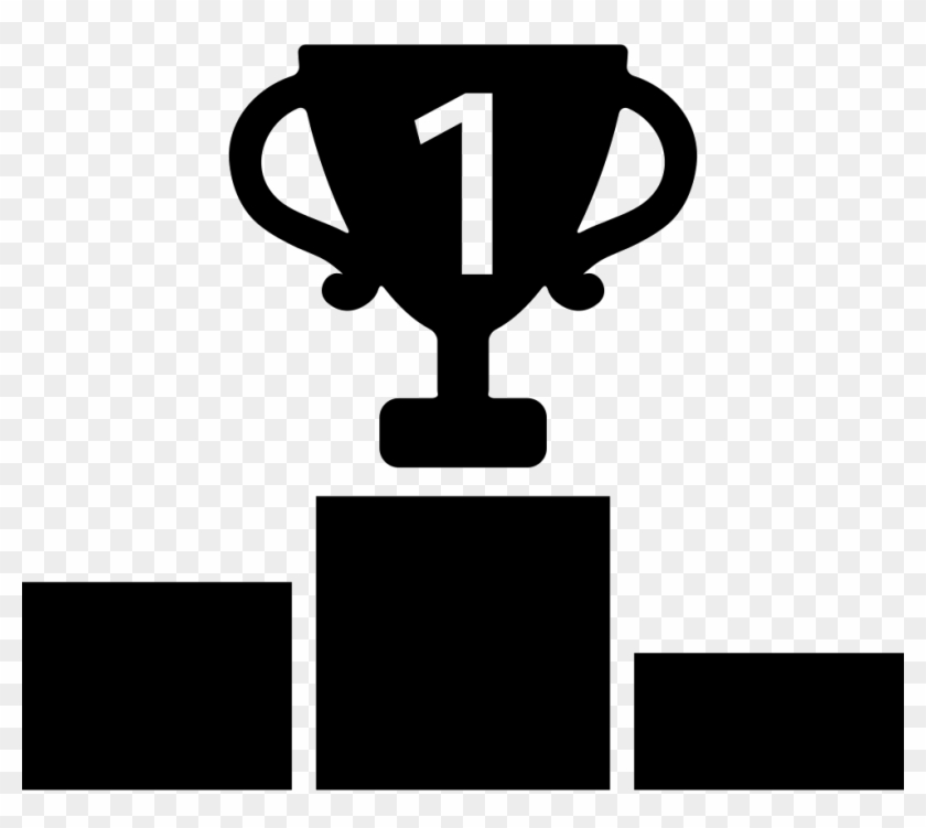 Games With Trophy For Number One Svg Ⓒ - Podium Svg Clipart #860891